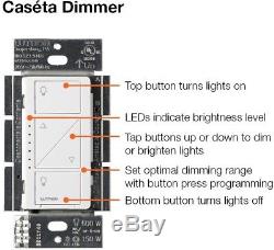 Lutron Wireless Smart Lighting Dimmer Switch Pico Wall-Mounting Starter Kit