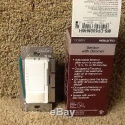Lutron maestro MS-OP600M-WH occupancy vacancy auto automatic light switch lot 5
