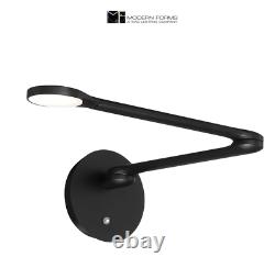 MODERN FORMS LED REFLEX SWING ARM BL-21924-BK Black Finish- New