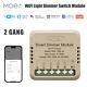 Moes Wifi Mini Smart Wall Light Dimmer Switch Module 3way For Alexa Google Timer