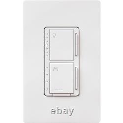 Maestro Fan Control and Light Dimmer for Dimmable Leds, Incandescent, and Halog