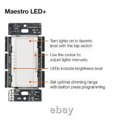 Maestro LED+ Dimmer Switch for Dimmable LED, Halogen and Incandescent Bulbs
