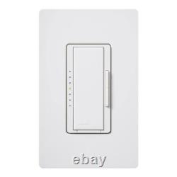 Maestro LED+ Dimmer Switch withWallplate for Dimmable LED Bulbs, 150WithSingle-Pole