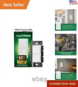 Maestro LED+ Dual Dimmer and Timer Switch for Lights or Fans 75-Watt LED Bul