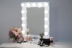Makeup Vanity Girl Hollywood Lighted Mirror Tabletop or Wall Mount Dimmer Switch