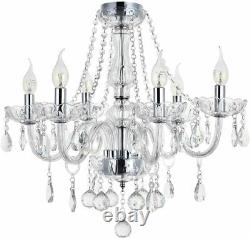 Maria Theresa Crystal Chandelier Light Clear Glass K9 Crystal Light Fixture