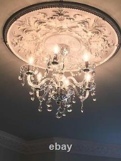 Maria Theresa Crystal Chandelier Light Clear Glass K9 Crystal Light Fixture