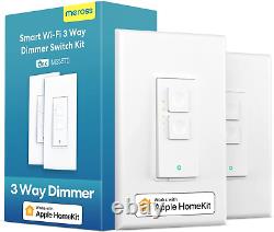 Meross 3 Way Smart Dimmer Switch Kit & Smart Light Switch