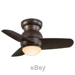 Minka Aire F510-ORB Spacesaver 26 Ceiling Fan WithLight & Wall Switch