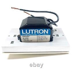 N-100-WH Lutron Nova Incandescent Dimmer, 120VAC, 60Hz, 1000W