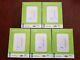 New (5 Pack Lot) Wemo Dimmer Wifi Light Switch Works Withalexa & Google Assistant