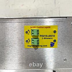 NEW Digital Lighting Systems PD216-AN10 Power Dimmer 2 Circuit, 20A, 120V