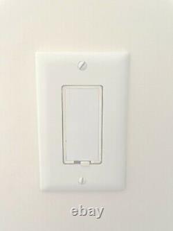 NEW Lot of 20 TOUCH TAP Dimmer WHITE Light Switch Decor Rocker Wall Plate Cover