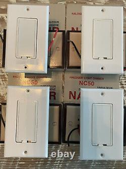 NEW Lot of 20 TOUCH TAP Dimmer WHITE Light Switch Decor Rocker Wall Plate Cover