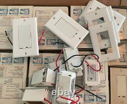 NEW Lot of 20 TOUCH TAP Dimmer WHITE Light Switch Decor Rocker Wall Plate Cover