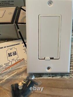 NEW Lot of 20 TOUCH TAP Dimmer WHITE Light Switch Decor Rocker Wall Plate Cover