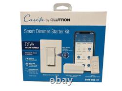 NEW Lutron caseta Diva Smart Dimmer Switch Starter Kit, DVRF-BDG-1D