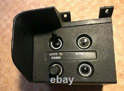 NOS 1971-74 SWITCH PANEL DASH BEZEL Switches for wiper lights and dimmers NICE