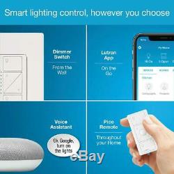 New Caseta Wireless Smart Lighting Dimmer Switch Starter Kit w Mini Chalk