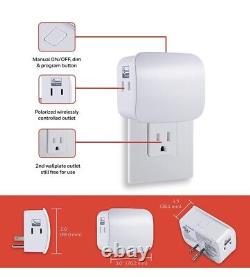 New Honeywell Z-Wave Plus Plug-In Smart Dimmer Switch White 39336