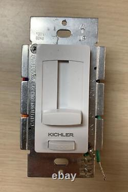New KICHLER 6DD24V060WH Independence 60Watt Single Pole LED Driver Dimmer Switch