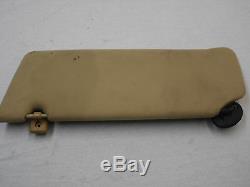 OEM 1995 Jeep Grand Cherokee Orvis Edition Tan Passengers Side Visor With Mirror