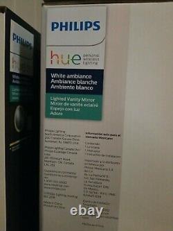 ON SALE Philips Hue White Ambiance Adore Smart Lighted Mirror with Dimmer Switch
