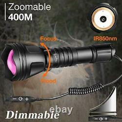 Odepro KL52-IR Zoomable 1312ft IR850nm Infrared Light with Dimmer Remote Switch