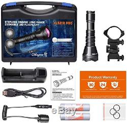 Odepro KL52-IR Zoomable 1312ft IR850nm Infrared Light with Dimmer Remote Switch