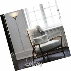 Oneach Modern Torchiere Floor Lamp 150-Watt Light with Frosted Glass Shade fo
