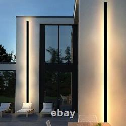 Outdoor Long LED Wall Light Waterproof IP65 Aluminum Villa Porch Garden Indoor