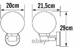 Outside Lighting Nemi Up Outdoor Wall Light / Dusk Till Dawn Sensor /