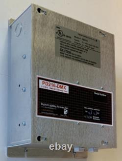 PD216-DMX-120 2 x 2000 W @ 120 VAC DMX512 dimmer pack, UL Listed, Made In U. S. A