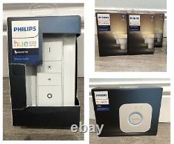 PHILIPS HUE White Ambience Smart Lighting Kit Bridge + GU10x6 + Dimmer Switch