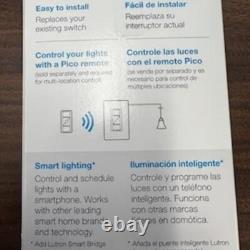 (Pack of 10) Lutron Caseta Wireless Smart Dimmer Light Switch #PD-6WCL-WHITE