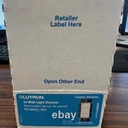 (Pack of 10) Lutron Caseta Wireless Smart Dimmer Light Switch #PD-6WCL-WHITE
