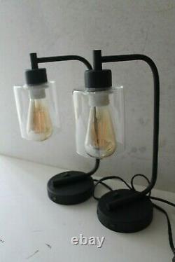 Pair of Modern Side Table Lamps