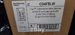Pass & Seymour CD4FBLW Commercial Slide Dimmer 4 Wire NEW BOX OF 5