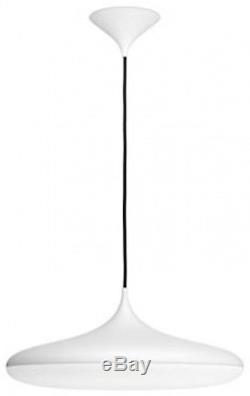 Philips 4076130P7 Hue LED Pendant Light With Dimmer Switch, All White Shades, 39