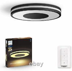 Philips Hue Being White Ambiance Ceiling Light with Dimmer Switch- Black