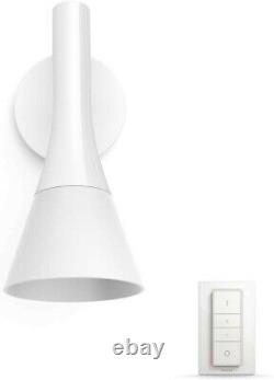 Philips Hue Explore White Ambience Wall LED Lamp with Dimmer Switch, White New