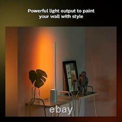 Philips Hue Signe White and Colour Ambiance Smart LED Table Lamp, with Bluetooth