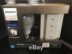 Phillips Hue Bundle, Starter kit + Dimmer Switch + 7 Extra Light bulbs (White)