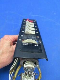 Piper PA-28-140 Cherokee Switch Panel Dimmer, Pitot Heat, Lights (1020-14)