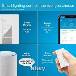 Plug-In Smart Lamp Dimmer with Pico Remote 100W LED Control Gourmet Lighting