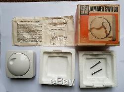 Prova Lighting Rotary Dimmer Switch White Genuine Retro Vintage Original New Bhs