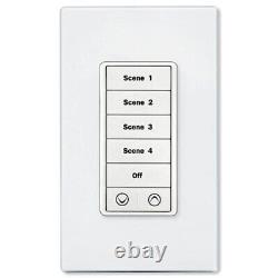 PulseWorx UPB Wall Controller with Load Dimmer, 7 Button, Light Almond