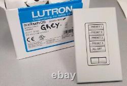 QSWE-5BRLI-GRY Lutron GRAFIK EYE 5 Button Push Button Switch Scene Selector
