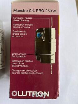 QTY 16 Lutron MA-PRO-WH CL Pro Dimmer LED HAL MLV ELV MAPROWH SHIPS SAME DAY