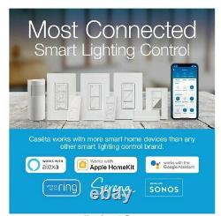 QTY 5. Lutron Caseta Wireless Smart Lighting Dimmer Switch Starter Kit